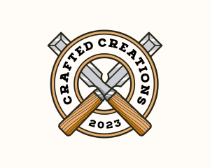 Chisel Wood Carpentry logo design