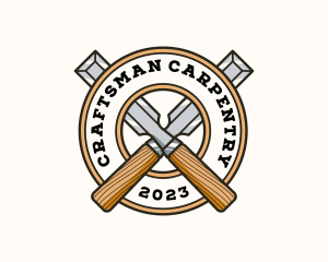 Chisel Wood Carpentry logo design