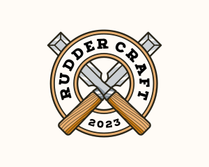 Chisel Wood Carpentry logo design