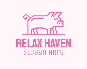 Pink Pig Farm Logo
