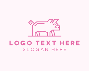 Pink Pig Farm Logo