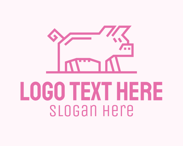 Pig logo example 4