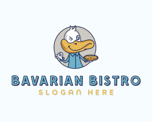 Duck Pizza Bistro logo design