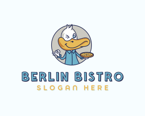 Duck Pizza Bistro logo design