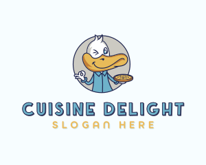 Duck Pizza Bistro logo design