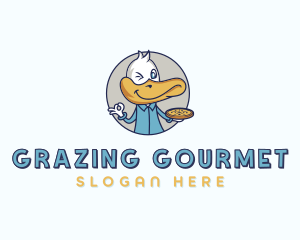 Duck Pizza Bistro logo design