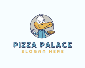 Duck Pizza Bistro logo design