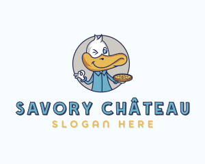 Duck Pizza Bistro logo design