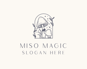 Wild Magic Mushroom logo design