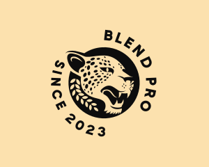 Wild Cheetah Animal  logo design