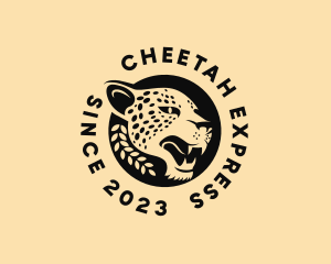 Wild Cheetah Animal  logo design