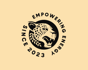 Wild Cheetah Animal  logo design