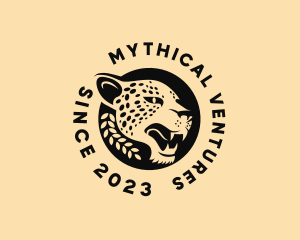 Wild Cheetah Animal  logo design