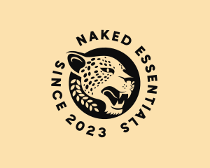 Wild Cheetah Animal  logo design