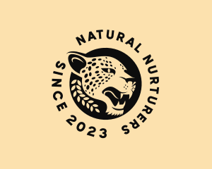 Wild Cheetah Animal  logo design