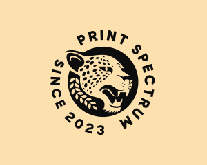 Wild Cheetah Animal  logo design