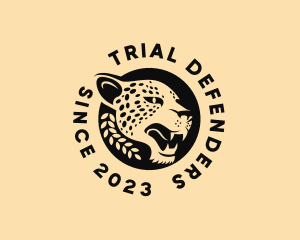 Wild Cheetah Animal  logo design