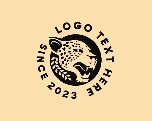Cheetah logo example 1