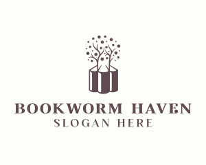 Book Tree Reading logo design