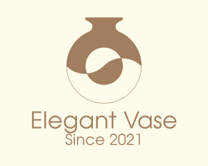 Brown Contemporary Vase logo