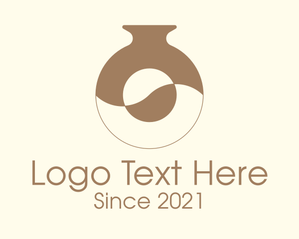 Vase logo example 3