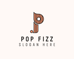 Stylish Fashion Boutique Letter P logo design