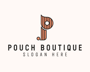 Stylish Fashion Boutique Letter P logo design