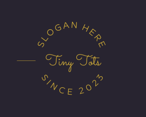 Stylish Cursive Business logo