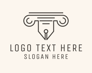 Legal Pen Column Logo