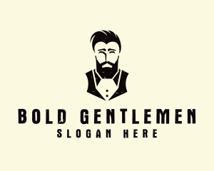 Gentleman Tuxedo Suit  logo design