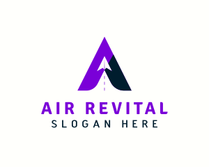 Airplane Flight Travel logo design