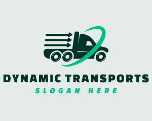 Forward Transport Truck logo design