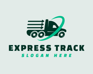 Forward Transport Truck logo design