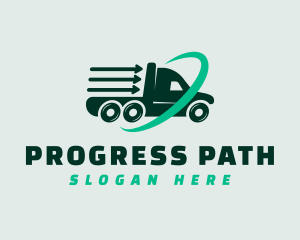 Forward Transport Truck logo design