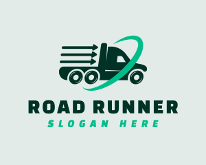 Forward Transport Truck logo design