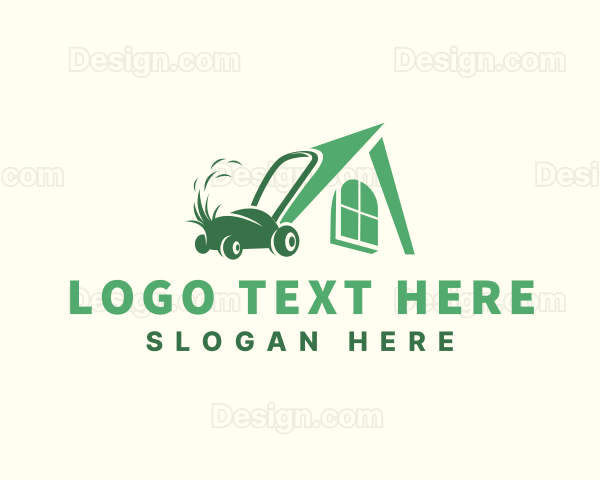 Gardening Equipment Lawn Mower Logo