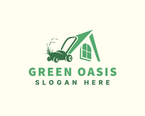 Gardening Equipment Lawn Mower logo design