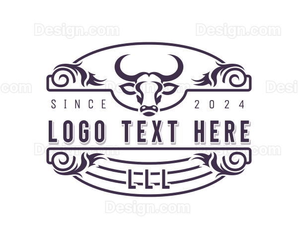Bullfighter Cowboy Rodeo Logo