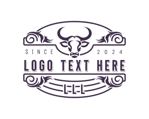 Bullfighter Cowboy Rodeo logo