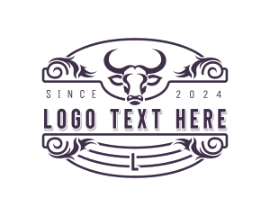 Bullfighter Cowboy Rodeo Logo