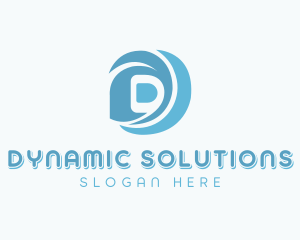 Digital Developer Letter D logo design