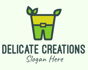 Green Leprechaun Costume logo design