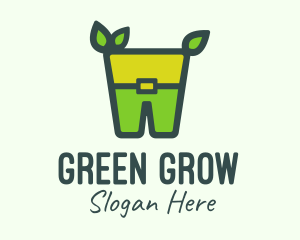 Green Leprechaun Costume logo design