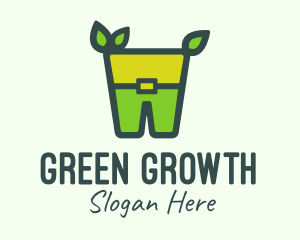 Green Leprechaun Costume logo design