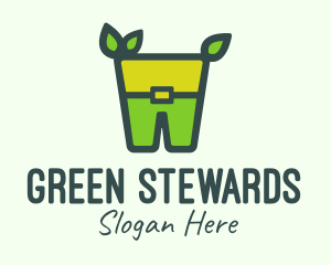 Green Leprechaun Costume logo design