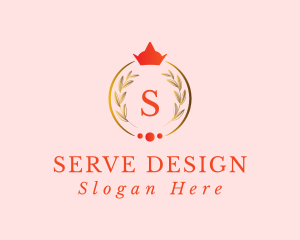 Royal Wreath Crown logo design