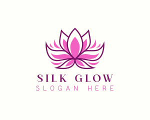 Wellness Lotus Flower logo design