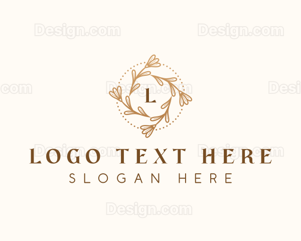 Floral Wedding Stylist Logo