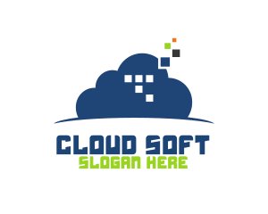 Cloud Pixel Technology logo design