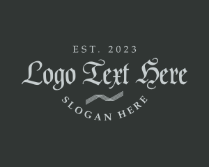 Gothic Calligraphy Business logo